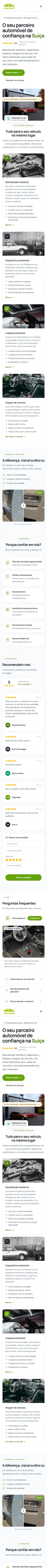O mesmo website da Star Rent no telemóvel
